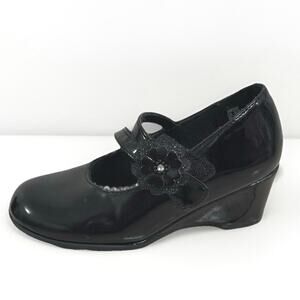 Shiny Black Heals - Size 10
